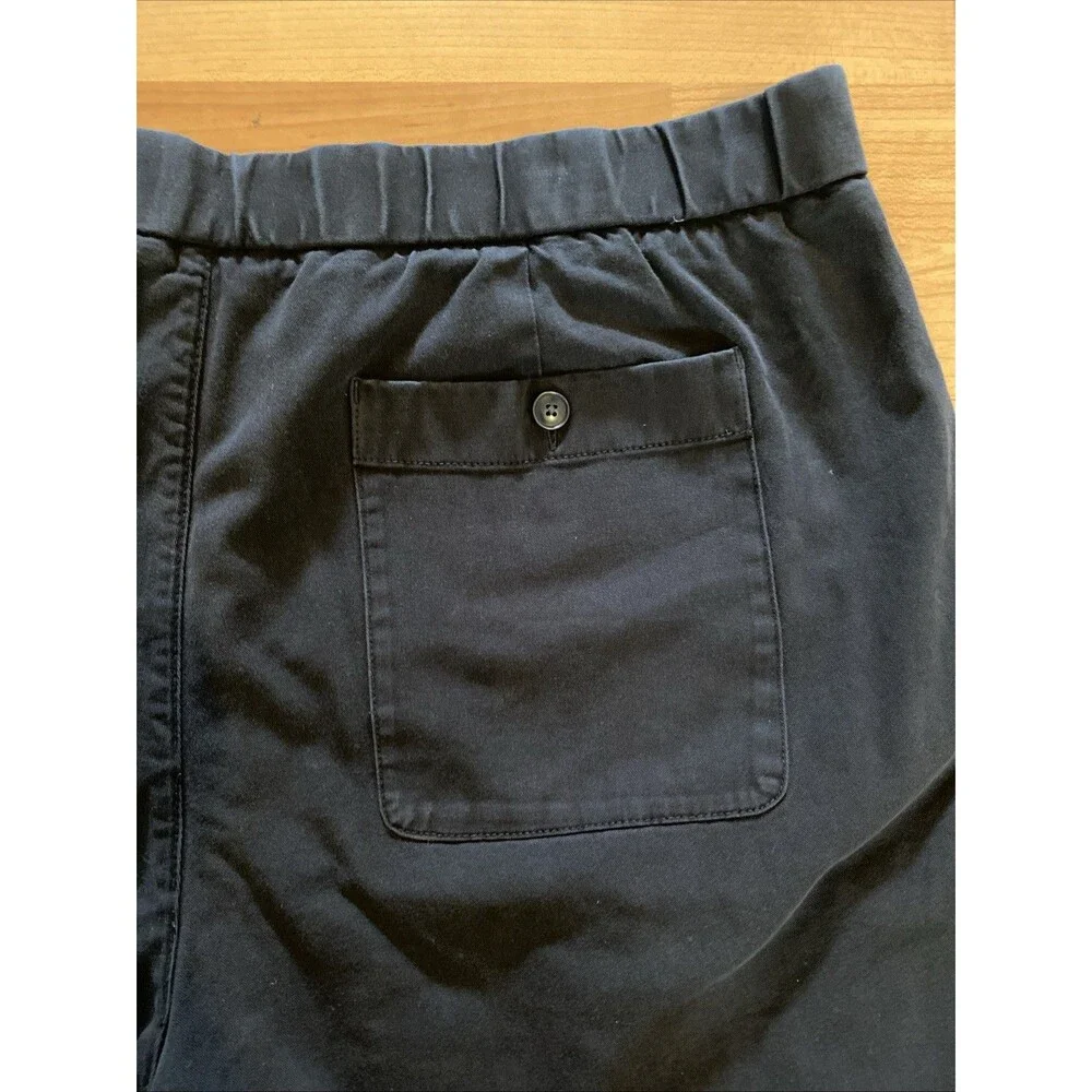 Everlane Mens Size XL The Pull-On Performance Chino Shorts Slim Stretch Black‎